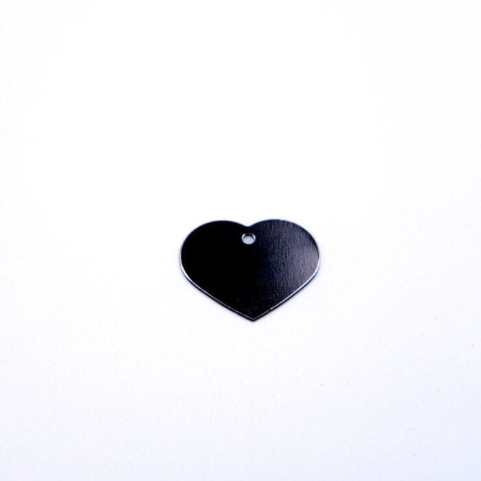 Hjerte - stort - H18 - Hjortlund & Bøgh Gravering - H88 Stort hjert sort redigeret