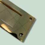 Brevindkast i messing - Magrethe  75 x 380 mm - Billede 2