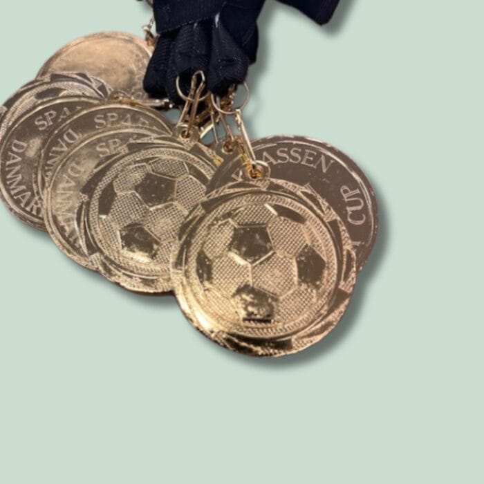 Medalje - Ørum. - Inkl. bånd - Hjortlund & Bøgh Gravering - BROVST SPAREKASSEN DK CUP 2025