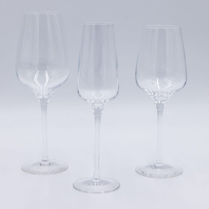 Vinglas - Hvidvin - Hjortlund & Bøgh Gravering - Rodvinsglas Hvidvinsglas og champagneglas. redigeret