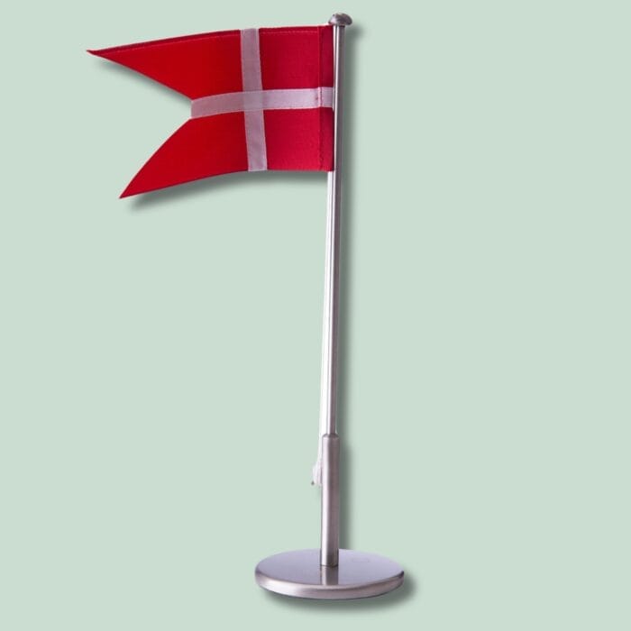 Flag - Fortinnet - 40 cm - Hjortlund & Bøgh Gravering - 87015076022 FORTINNET FLAG UDEN MOTIVER 40 CM