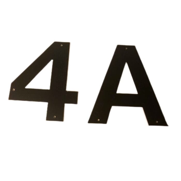 Bogstaver og tal - Aluminium - Hjortlund & Bøgh Gravering - ALU TAL 4A