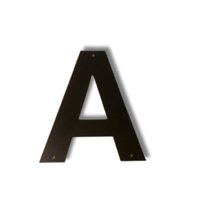 Bogstaver og tal - Aluminium - Hjortlund & Bøgh Gravering - ALU TAL A