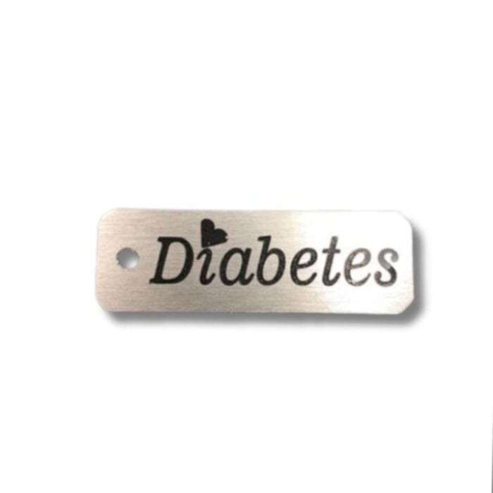 Nøglering med hjerte - Diabetes - Hjortlund & Bøgh Gravering - noglering diabetes 1