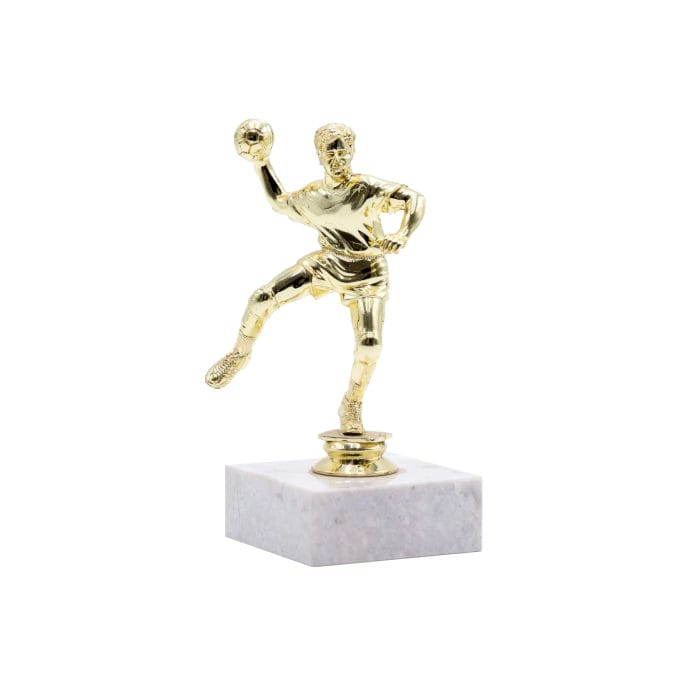 Statuette - Håndboldspiller Guld - Hjortlund & Bøgh Gravering - Handbold guld.jpg