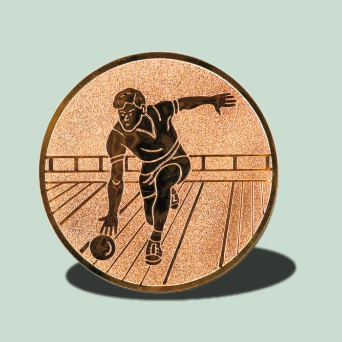 Emblem - Bowling - Mand - Hjortlund & Bøgh Gravering - EMBLEM14 BOWLING BRONZE