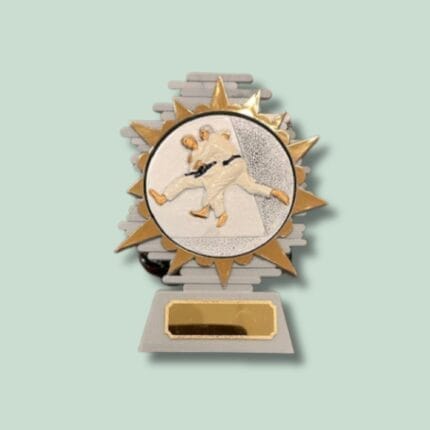Statuette - Karate i guldstjerne