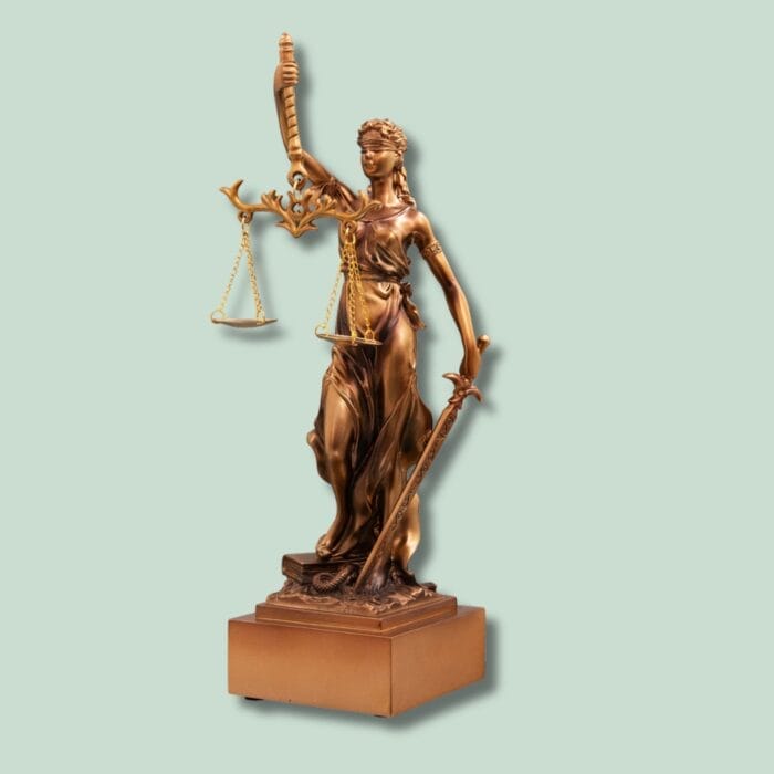 Statuette - Justitia - Billede 1