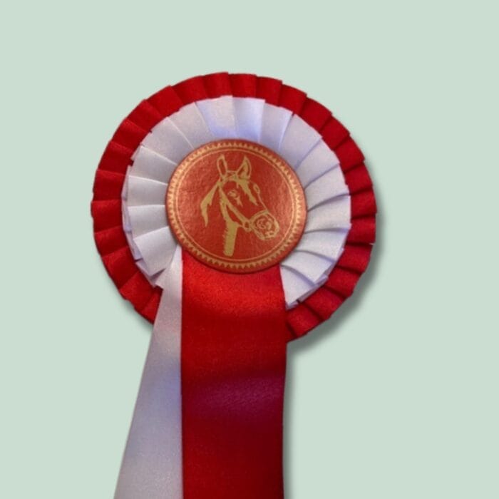 Statuette - Roset flere farver Rød - Billede 2