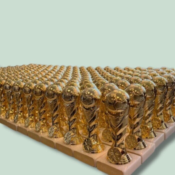 Statuette - Fodbold på guld søjle - Billede 2