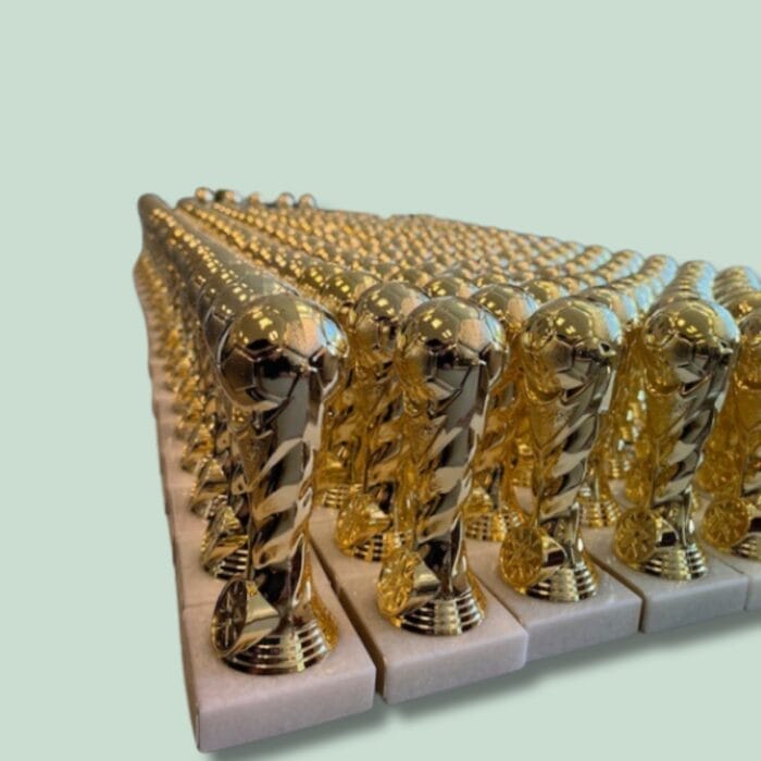 Statuette - Fodbold på guld søjle - Billede 3