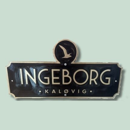 Ingeborg Kaløvig skilt med fugl