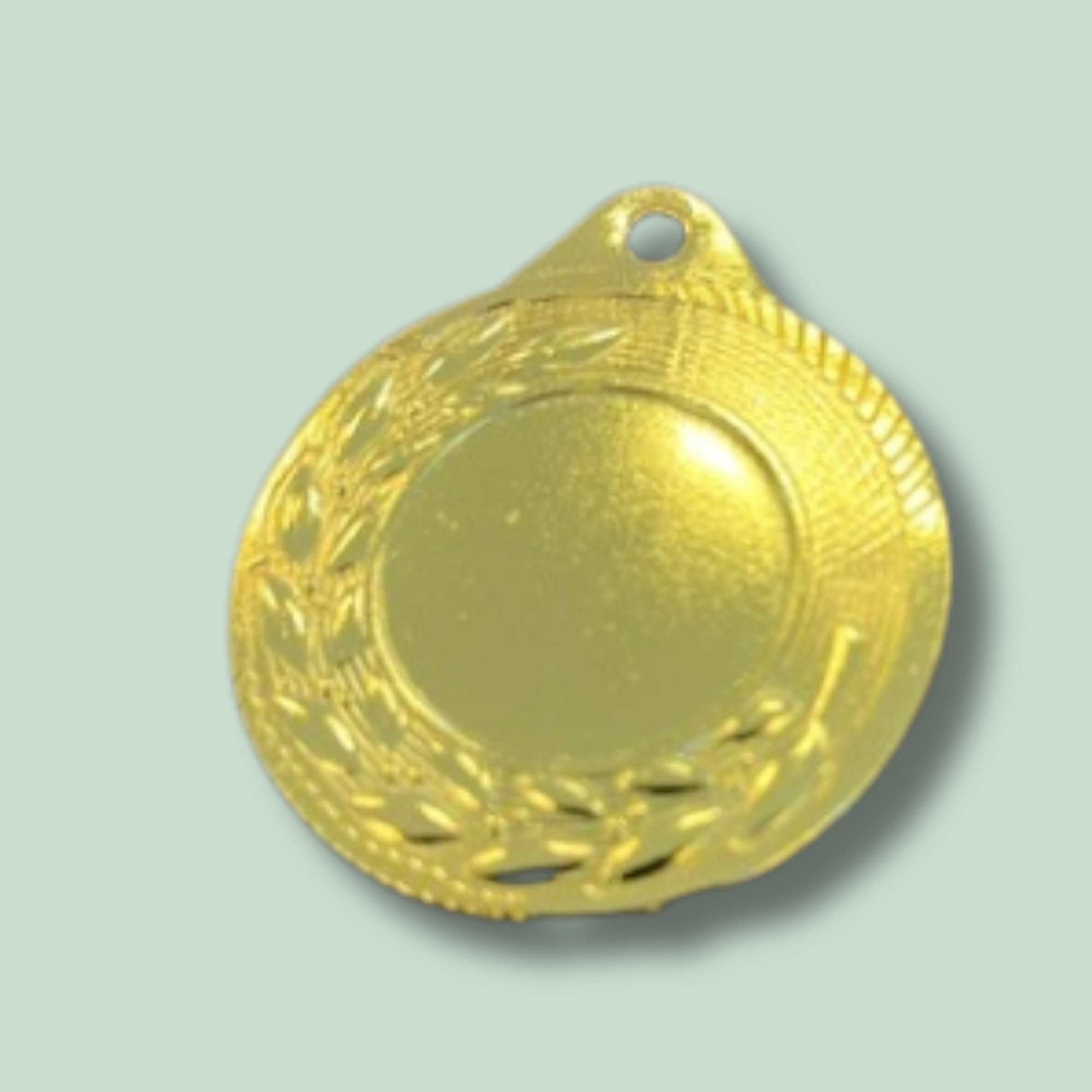 MEDALJE -ulsted Guldmedalje med hul til ophæng